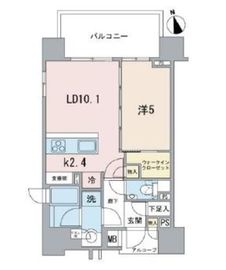 ウィルローズ東京八丁堀 6階 間取り図