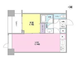 エルフレア駒沢 803 間取り図