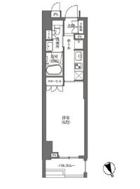 浜町アパートメンツ 402 間取り図