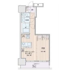 エスティメゾン錦糸町2 406 間取り図