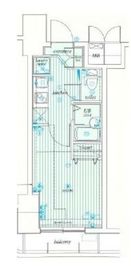 ミリオンタワー虎ノ門 8階 間取り図