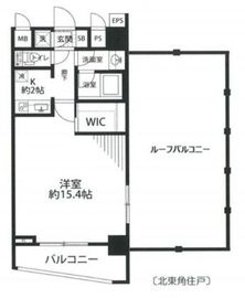 グラーサ西麻布 3階 間取り図