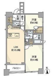 ウィルローズ東京イースト 2階 間取り図