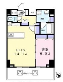 ベラヴィスタ千石 407 間取り図