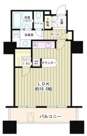 東京ツインパークス レフトウィング 37階 間取り図