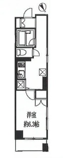 レジディア日本橋馬喰町 208 間取り図