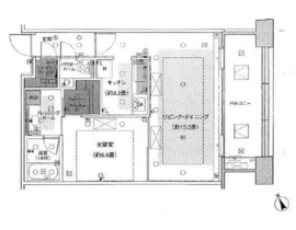 虎ノ門タワーズレジデンス 24階 間取り図