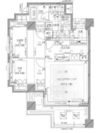 ピアース三軒茶屋レジデンス 4階 間取り図