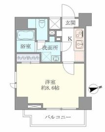 マインズ・コム白金 302 間取り図