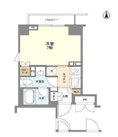 ラクラス新中野 310 間取り図