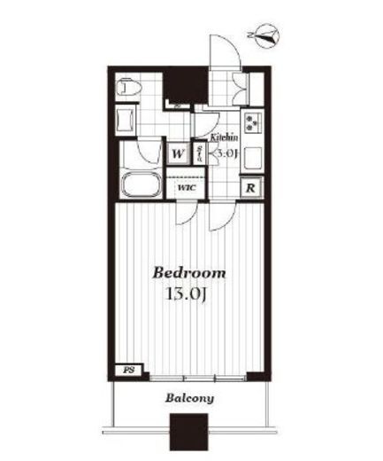 コンシェリア西新宿タワーズウエスト 5階 間取り図