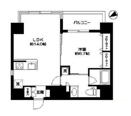 シティスパイア新川 1203 間取り図