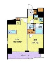 ジェノヴィア浅草駅前スカイガーデン 2階 間取り図