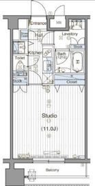 グランド・ガーラ神田 13階 間取り図