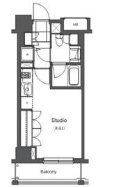 プライムアーバン長原上池台 304 間取り図