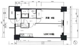 勝どきビュータワー 9階 間取り図