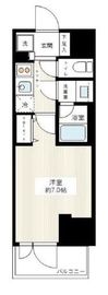 ピアース南麻布 5階 間取り図