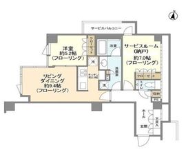 ローレルアイ目黒大橋ザ・テラス 2階 間取り図