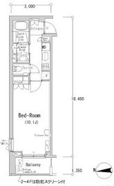 フロンティアレジデンス南麻布 322 間取り図