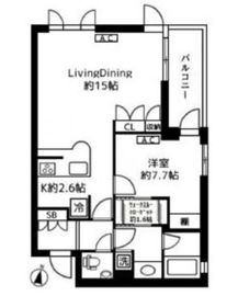 D'グランセ広尾 2階 間取り図