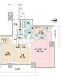 ザ・パークハウス晴海タワーズ クロノレジデンス 40階 間取り図