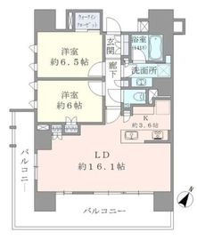 ブリリア品川キャナルサイド 14階 間取り図