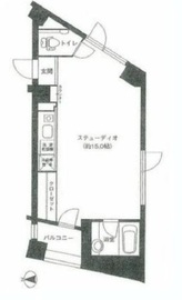 トゥールブランシュ麻布 9階 間取り図