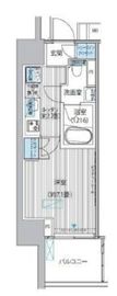 ヒューリックレジデンス新御茶ノ水 201 間取り図