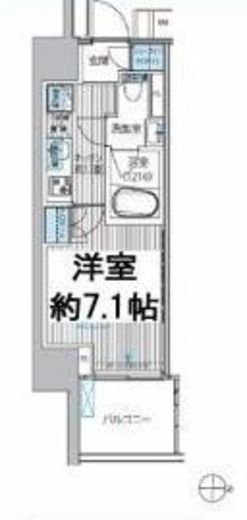 ヒューリックレジデンス新御茶ノ水 401 間取り図