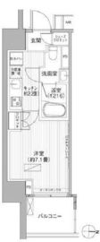 ヒューリックレジデンス新御茶ノ水 801 間取り図