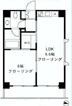 四谷デュープレックスD-R 2階 間取り図