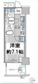 ヒューリックレジデンス新御茶ノ水 202 間取り図