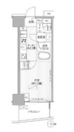 ヒューリックレジデンス新御茶ノ水 803 間取り図