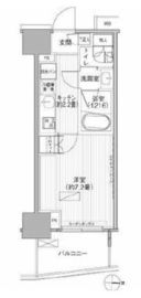 ヒューリックレジデンス新御茶ノ水 1203 間取り図