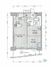 ヒューリックレジデンス新御茶ノ水 1402 間取り図