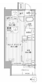 ヒューリックレジデンス新御茶ノ水 206 間取り図