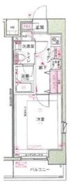 デュアレス愛宕虎ノ門 5階 間取り図