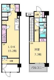 ニューシティアパートメンツ亀戸 212 間取り図