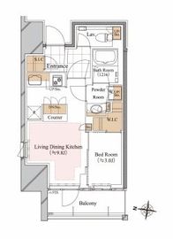 ブランシエスタ白山 401 間取り図