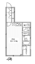 白金高輪レジデンス 503 間取り図