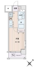 HF門前仲町レジデンス 401 間取り図