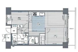 レジディア芝浦 1405 間取り図