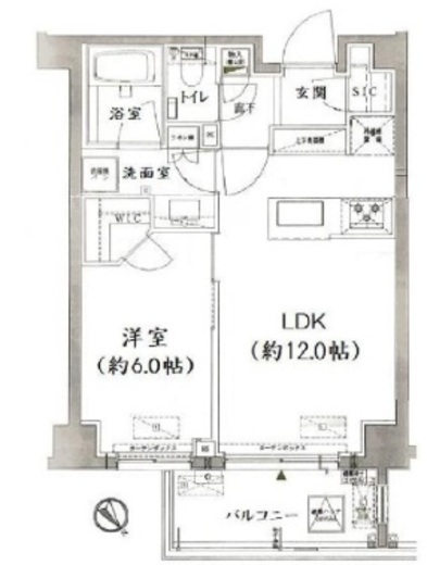 オープンレジデンシア表参道神宮前ザ・ハウス 2階 間取り図