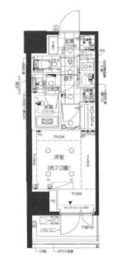 ピアース南麻布 4階 間取り図