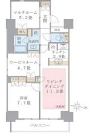 ブリリアイスト東雲キャナルコート 1315 間取り図