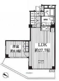 ヒューリック浅草一丁目 601 間取り図