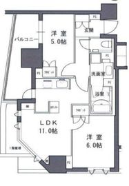 リビオレゾン小石川 2階 間取り図