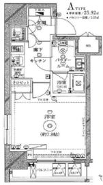 セジョリ目黒 4階 間取り図