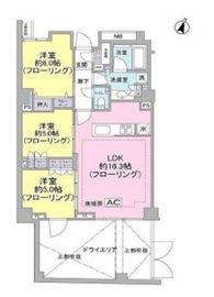 オープンレジデンシア目黒八雲 1階 間取り図