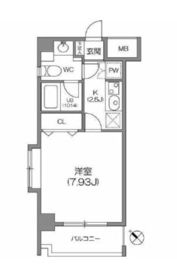 ルクレ森下レジデンス 604 間取り図